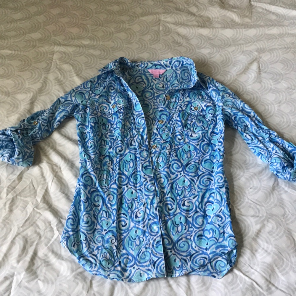 Lilly Pulitzer Button up Blouse